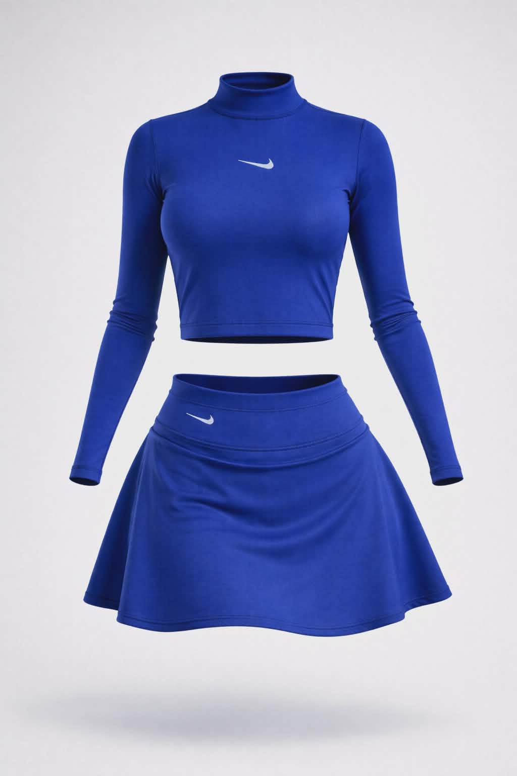 Conjunto Deportivo Falda Short y Buzo: Look Moderno y Cómodo 2 Piezas