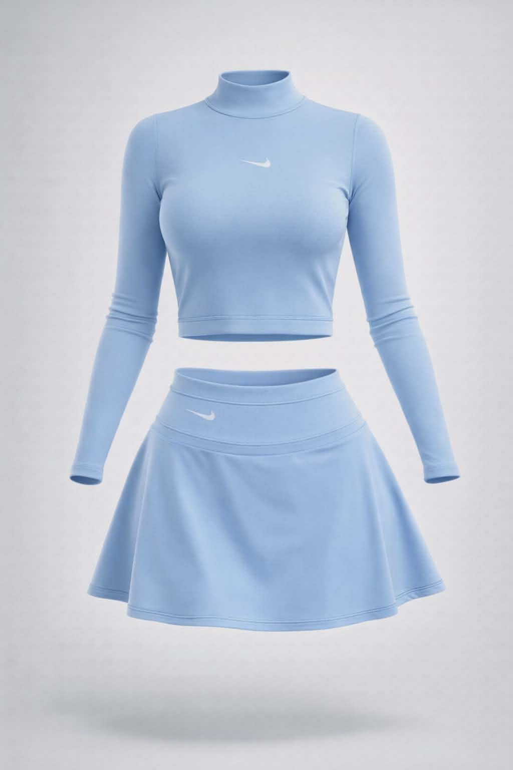 Conjunto Deportivo Falda Short y Buzo: Look Moderno y Cómodo 2 Piezas